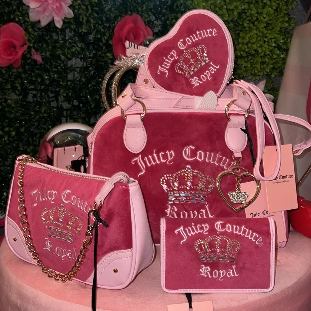 🩷Juicy Couture Royal couture bowler bag set - Picture 2 of 13